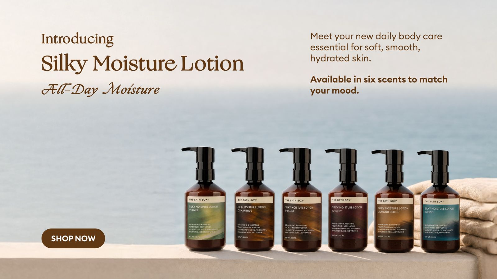 Introducing Silky Moisture Lotion